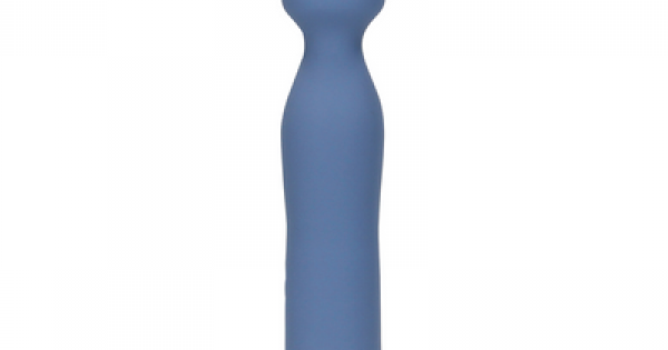 Mini Vibrador Tipo Wand Azul Loveline Sex Shop Fruto Proibido