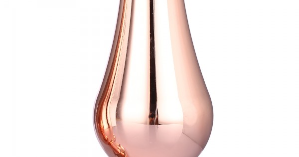 Plug anal cónico GLEAMING LOVE ROSE GOLD L Sex Shop Fruto Proibido