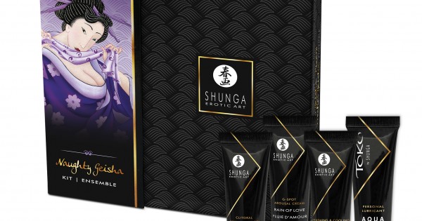 Kit Naughty Geisha Collection Shunga Sex Shop Fruto Proibido