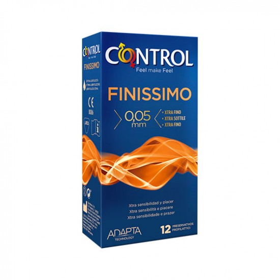 Caixa 12 Preservativos Finissimo Control Sex Shop Fruto Proibido