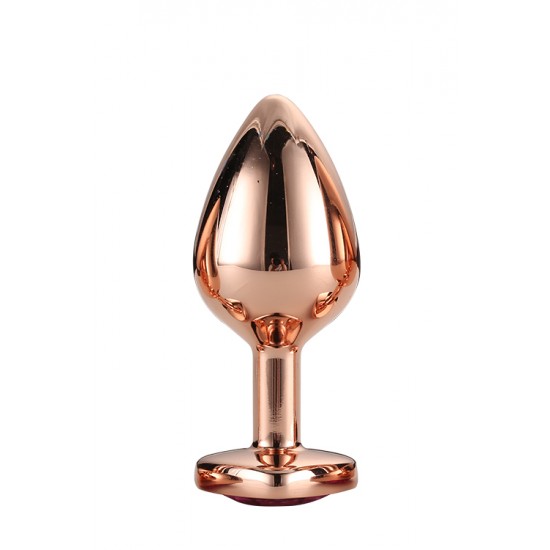 A coleção Gleaming Love apresenta este plug anal grande e brilhante com pedras preciosas. Feito de alumínio leve e liso, este brinquedo de prazer é fácil de deslizar e a base alargada garante uma sensação de segurança en