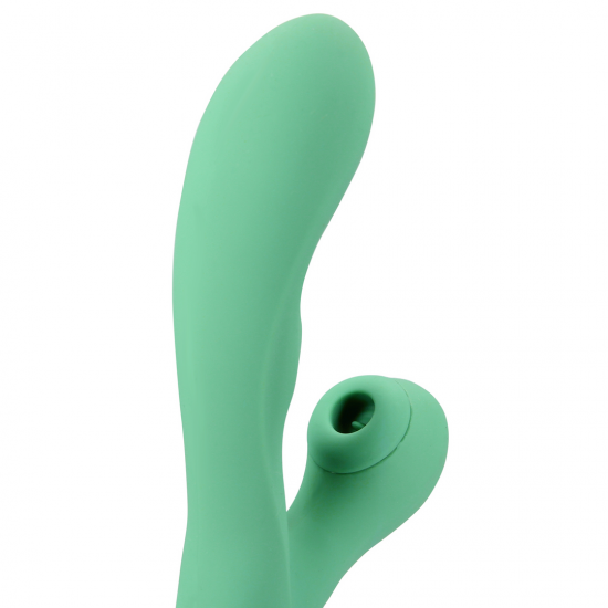 O Vibrador Loveline Rabbit possui 3 motores e 30 modos de vibração, é recarregável e à prova d'água. Possui função de sugador e movimento de língua para o estímulo do clítoris e vibração e ondas de pressão para o ponto G