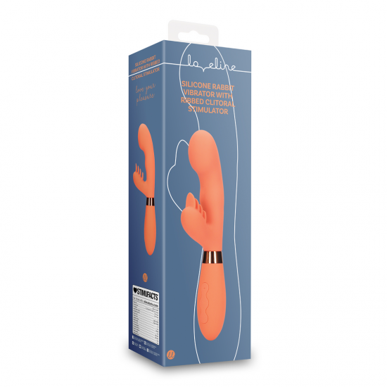 O Vibrador Loveline Rabbit possui 2 motores e 10 modos de vibração, é recarregável e à prova d'água. Feito em silicone ultra macio e ABS é seguro para o corpo, este vibrador foi concebido para incontáveis horas de prazer