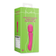 O Mini Vibrador Loveline Double-Sided Wand possui 2 motores independentes com 10 modos de vibração cada, um para o lado Wand e o outro para o lado inserível. É recarregável e à prova d'água. Feito em silicone ultra macio