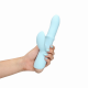 Vibrador Pulsante do tipo Rabbit com Anel interno que Sobe-e-Desce.