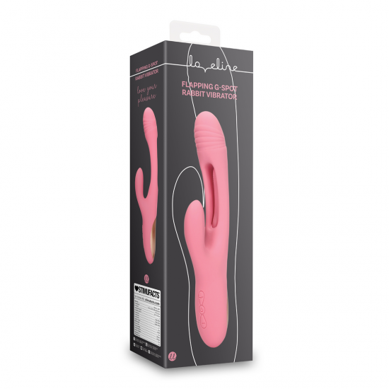 O Vibrador Loveline Rabbit possui 3 motores e 27 modos de vibração, é recarregável e à prova d'água. Possui função de movimento de dedo para o estímulo do ponto G e vibração para o clítoris. Feito em silicone ultra macio