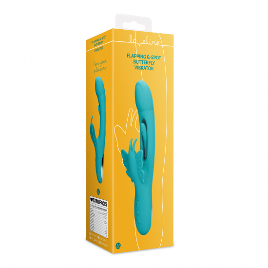 O Vibrador Loveline Rabbit possui 3 motores e 20 modos de vibração, é recarregável e à prova d'água. Possui função de movimento de dedo para o estímulo do ponto G e vibração para o clítoris. Feito em silicone ultra macio