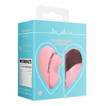 Estimulador de Clitoris com Vibração e Pulsação - Loveline - Coração Rosa