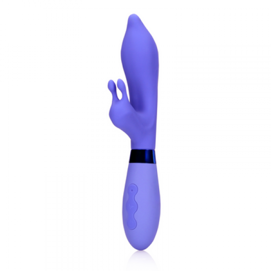 O Vibrador Loveline Rabbit possui 2 motores e 10 modos de vibração, é recarregável e à prova d'água. Feito em silicone ultra macio e ABS é seguro para o corpo, este vibrador foi concebido para incontáveis horas de prazer