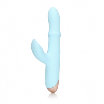 Vibrador Pulsante do tipo Rabbit com Anel interno que Sobe-e-Desce