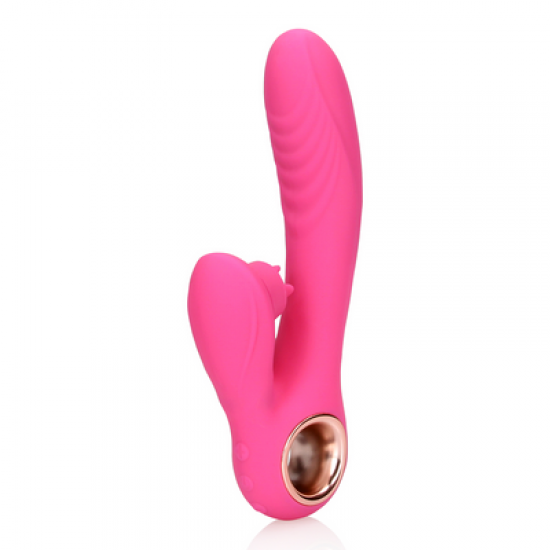 O Vibrador Loveline Rabbit possui dois motores e mais de 10 modos de vibração, é recarregável e à prova d'água. Possui função de aquecimento no corpo principal e movimento de língua para o estímulo do clítoris. Feito em