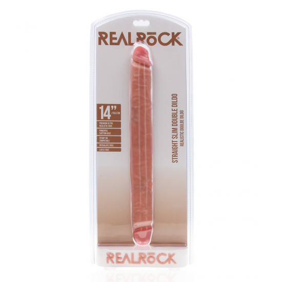 O RealRock foi projetado para permitir que você se divirta ao máximo. Um dildo firme e macio ao toque, de aspecto natural e do tamanho certo. Suas veias realistas proporcionam estímulo extra no interior. Este modelo ofer