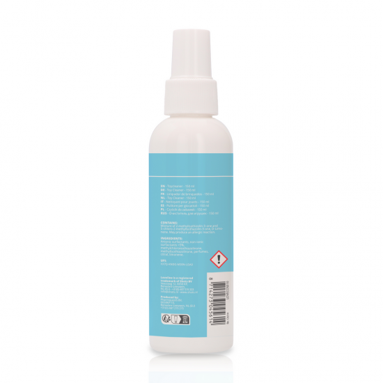 Toy Cleaner: Um spray instantâneo e eficaz para limpar brinquedos eróticos. Aplicação: Pulverize diretamente na superfície do brinquedo erótico que precisa ser limpo. Enxágue com água ou limpe com um pano úmido. Aviso: N