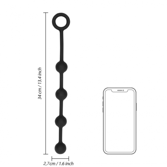 Projetadas com quatro esferas, as Bolas Anais de Silicone - Pequenas-  permitem explorar e personalizar a sensação de penetração ideal ao seu gosto. Esteja você apimentando um relacionamento ou se entregando à explo