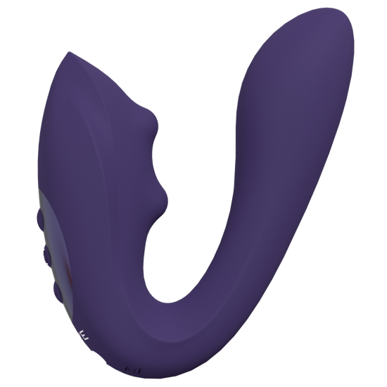 Yuki - Dual G-Spot Vibrator with Beads - Purple