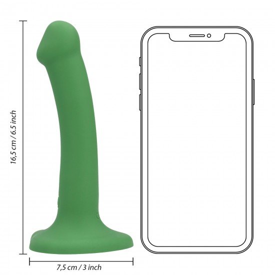 Satisfaça seus próprios desejos ou os do seu parceiro com este pequeno dildo vibratório, este dildo pode ser usado por indivíduos de qualquer gênero ou orientação sexual para aumentar o prazer sexual. Compatível com arnê