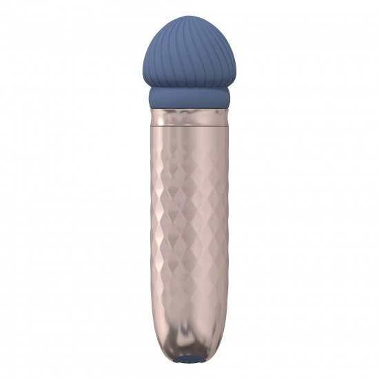 O vibrador intercambiável Thrill é silencioso a menos de 45 dB, enquanto fornece um poderoso soco orgástico quando mais necessário. Seu motor F1 de nova geração, com 10 modos diferentes para escolher, gira até 7000 rpm n