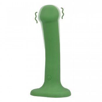 Non-Phallic Dildo com Vibração - Small - Forest Green