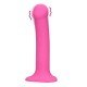 Satisfaça seus próprios desejos ou os do seu parceiro com este dildo de vibração média, este dildo pode ser usado por indivíduos de qualquer gênero ou orientação sexual para aumentar o prazer sexual. Compatível com arnês