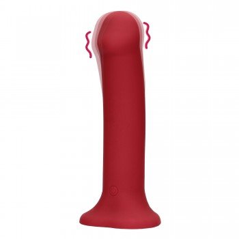 Non-Phallic Dildo Vibração - Large - Vermelho