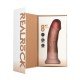 Divirta-se ao máximo com este dildo vibratório firme e macio ao toque, da RealRock®. Suas veias realistas de aparência natural no eixo, combinadas com o tamanho certo e design semelhante à pele, dão a você estimulação ex