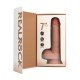 Divirta-se ao máximo com este dildo vibratório firme e macio ao toque, da RealRock®. Suas veias realistas de aparência natural no eixo, combinadas com o tamanho certo e design semelhante à pele, dão a você estimulação ex