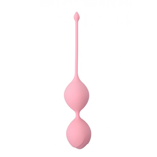 Caminha lado a lado com o prazer e a saúde!Bolas vaginais Kegel em formato de flor com 2.9cm de diâmetro e 60g em metal e revestidas por silicone. De toque aveludado e qualidade superior, estas bolas vaginais vão estimul