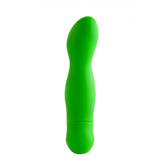 Acabou de encontrar o seu melhor e maior amigo!Vibrador em silicone, com 10 ritmos dinâmicos de vibração e corpo flexível. Com design apaixonante e curvatura da ponta para uma estimulação exacta do ponto-G.De fácil