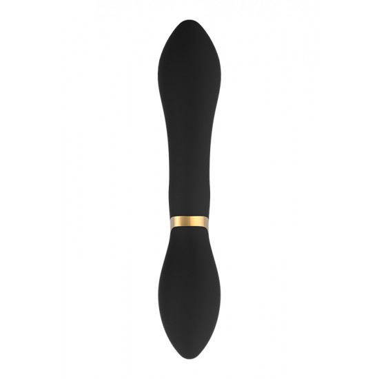 O vibrador Amelie da coleção Elite da Dream Toys é um vibrador preto com detalhes elegantes em dourado. A sua forma curva e cabeça bastante grande e flexível tornam-no ideal para uma estimulação intensamente prazerosa do