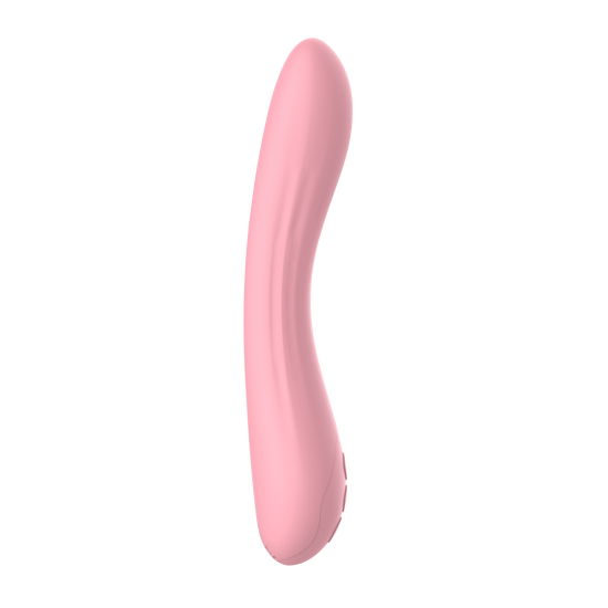 Este é o vibrador Peach Party da gama Candy Shop. É flexível, o que torna o vibrador adequado para usuários que não gostam da sensação de um vibrador robusto, mas preferem um que se flexione e se mova junto com o corpo.