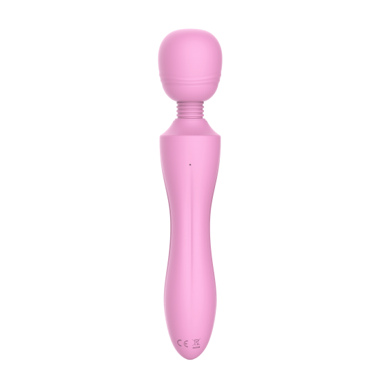 Este é o massageador de varinha Pink Lady da linha Candy Shop. Ele tem um pescoço flexível que torna a varinha adequada para usuários que não gostam da sensação de um vibrador robusto, mas preferem um que se flexione e s