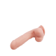 Este dildo de densidade dupla Mr Dixx de 7,9 polegadas tem um núcleo firme com uma parte externa mais macia e natural. Isso é chamado de densidade dupla e aumenta a experiência durante o uso: a penetração parecerá ser re