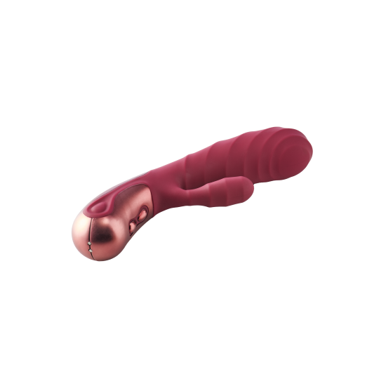 Este vibrador duo da marca Dinky chama-se Jimmy K. Tem 2 motores para mudar o seu prazer para uma velocidade superior. Vibrador duplo Jimmy K Dois motores Com 3 velocidades de vibração e 7 ritmos Feito de silicone sólid