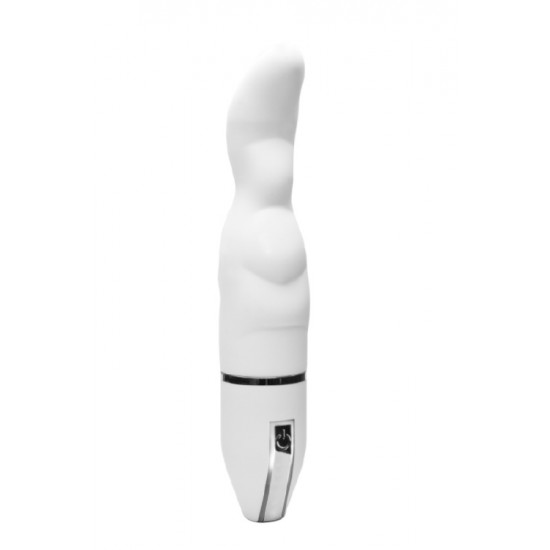 Super soft waterproof vibrator with bendable shaft and curved shape for extra stimulation! 10 different super strong vibrating rhythms. Batteries not included.