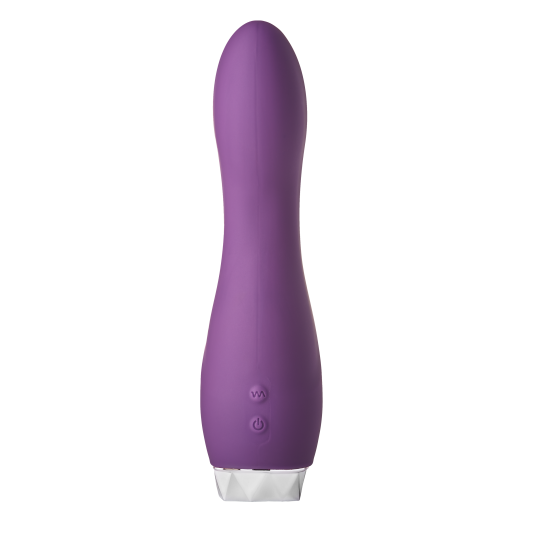 Este vibrador do ponto G tem 3 velocidades de vibração e 5 ritmos. A forma e o tamanho são projetados para alcançar facilmente o ponto G. O vibrador duo Flirts é feito de silicone liso e a operação é fácil com 2 botões.