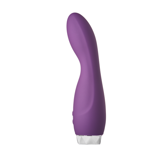 Este vibrador do ponto G tem 3 velocidades de vibração e 5 ritmos. A forma e o tamanho são projetados para alcançar facilmente o ponto G. O vibrador duo Flirts é feito de silicone liso e a operação é fácil com 2 botões.