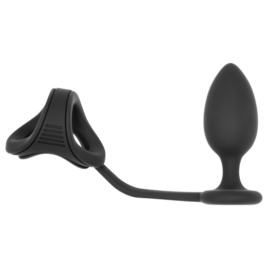 Este 2 em 1 fornece um anel peniano firme que é conectado de forma flexível a um plug anal cônico para ereções melhoradas combinadas com estimulação anal. Feito de silicone seguro, suave e macio para o corpo. Comprimento