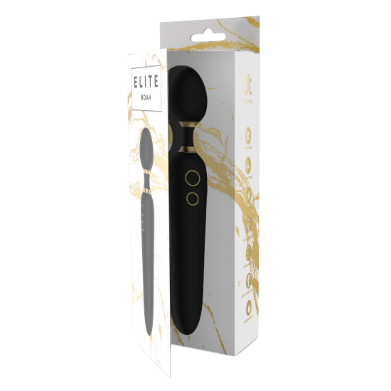 Apresentando a fusão definitiva de elegância e êxtase: o deslumbrante Elite Dual Wand Vibe! Experimente a versatilidade de duas pontas habilmente trabalhadas, cada uma projetada para proporcionar satisfação incomparável.