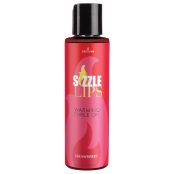 SENSUVA SIZZLE LIPS WARMING GEL STRAWBERRY 125ML