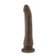 Dildo Realista c/ Base Sucção Dr. Skin Chocolate 20.3cm Castanho