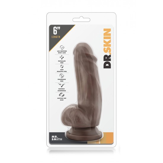 Seja um bom anfitrião e receba de braços abertos o Dr. Skin em sua casa!Dildo realista com cabeça e corpo proeminente bem esculturados para imitação do pénis real. Com forte base de succção para que possa desfrutar d