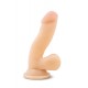 Para quem gosta ao natural!Dildo sensual com toque e aspecto surpreendentemente real. Com uma camada exterior suave e um eixo interno firme e flexível ao mesmo tempo, para se adaptar de forma perfeita às curvas do seu co