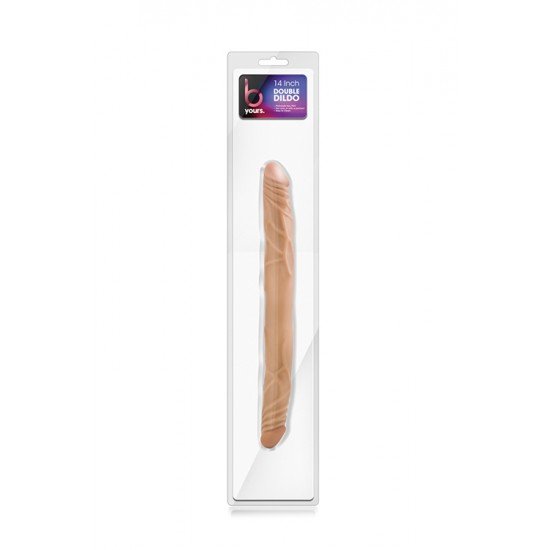 Prazer a dobrar extra longo?! Já é seu?!Dildo com uma cabeça pronunciada em cada uma das pontas, de toque e sensação realista para que possa desfrutar de uma experiência simplesmente inesquecível!Flexível o suficiente pa