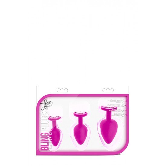 Conjunto Plugs Anais Luxe Bling Training Rosa