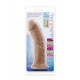 Para quem gosta ao natural!Dildo sensual com toque e aspecto surpreendentemente real. Com uma camada exterior suave e um eixo interno firme e flexível ao mesmo tempo, para se adaptar de forma perfeita às curvas do