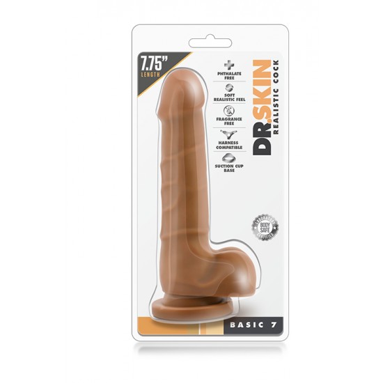 Seja um bom anfitrião e receba de braços abertos o Dr. Skin em sua casa!Dildo realista com cabeça e corpo proeminente. Com forte base de succção para que possa desfrutar de excitantes aventuras "mãos-livres". Com toque s