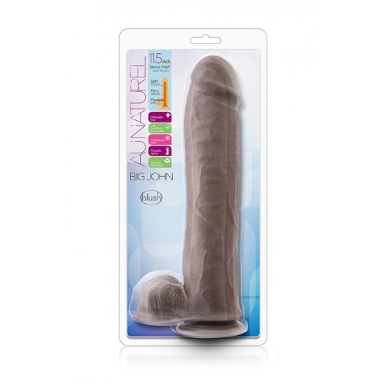 Dildo ultra realista para quem gosta ao natural! Dildo sensual com toque e aspecto surpreendentemente real. Com uma camada exterior suave e um eixo interno firme e flexível ao mesmo tempo, para se adaptar de forma perfei