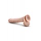 Dildo ultra realista para quem gosta ao natural! Dildo sensual com toque e aspecto surpreendentemente real. Com uma camada exterior suave e um eixo interno firme e flexível ao mesmo tempo, para se adaptar de forma perfei