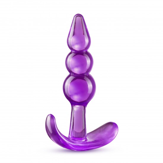 O plugue anal B Yours Triple Bead maximizará o conforto e a sensação! O design de três bolbos adiciona um POP extra quando se insere o plug. Em material macio e flexível.  Com uma base segura é fácil de usar e confo