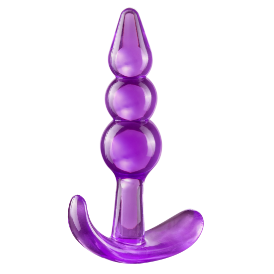 O plugue anal B Yours Triple Bead maximizará o conforto e a sensação! O design de três bolbos adiciona um POP extra quando se insere o plug. Em material macio e flexível.  Com uma base segura é fácil de usar e confo